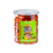 Попкорн "BOOMZA" ТУБУС Карамелізований "ГОСТРИЙ МАНГО З АПЕЛЬСИНОМ"